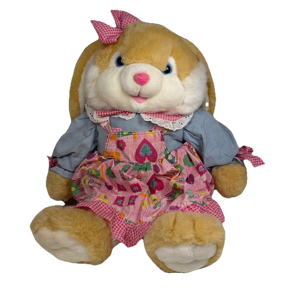 VNG International Brown Bunny Rabbit Plush Large 28 Inch Ear -toe Easter Cottage